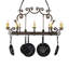 Tourelle Steel Handcrafted Rectangle Chandelier Pot Rack