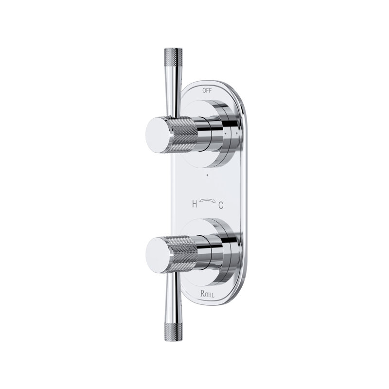 Amahle 1/2" Thermostatic Trim With Diverter, Polished Chrome