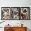 Coral & Seaweed Montage I - Toile tendue avec châssis encadré - 3 pièces-1765104552