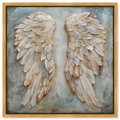 Wings of Ash II Canvas Wings Wall Art by Art Remedy