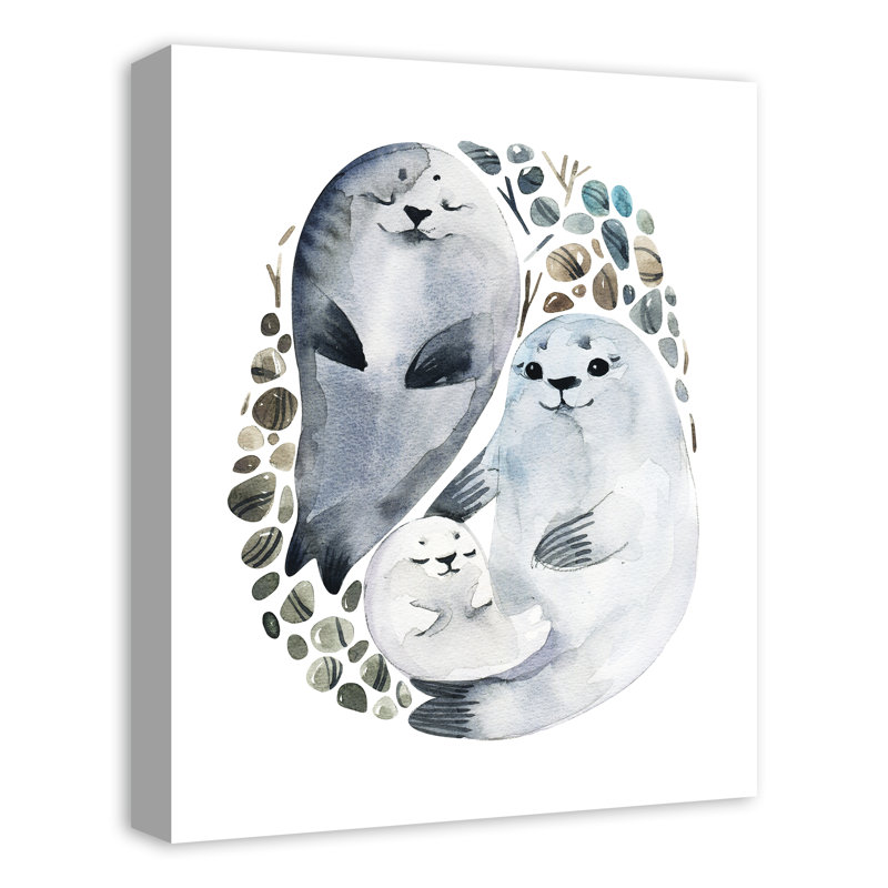 Art sur toile seal love Moffitt
