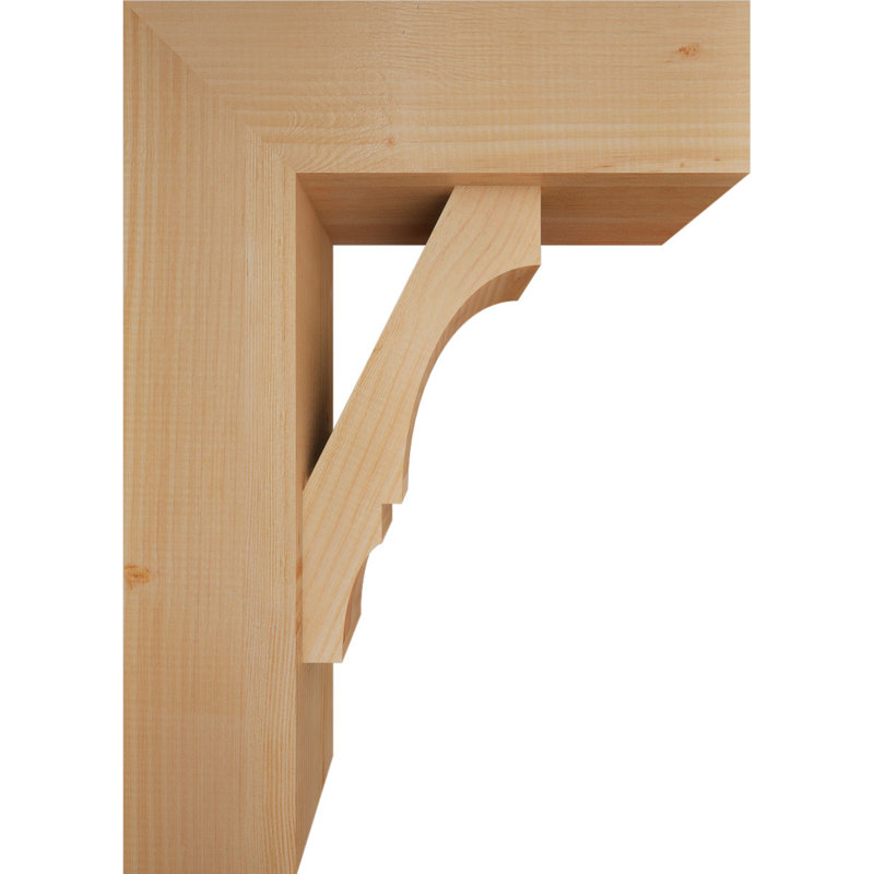 Support de bloc Balboa avec entretoise décalée, 28 x 20, Sapin Douglas de l 7 1/2 (lisse)