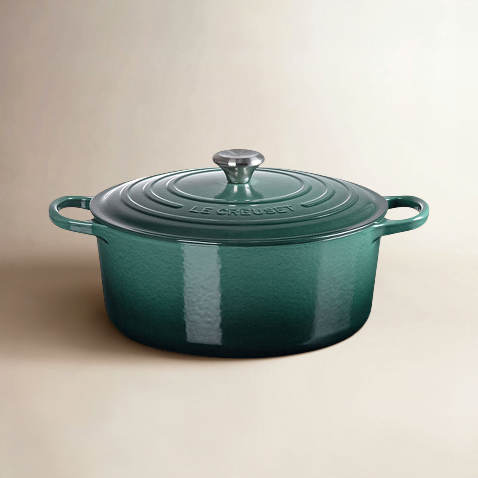 Le Creuset Enameled Cast Iron Dutch Oven, 5.5 quarts, Oyster