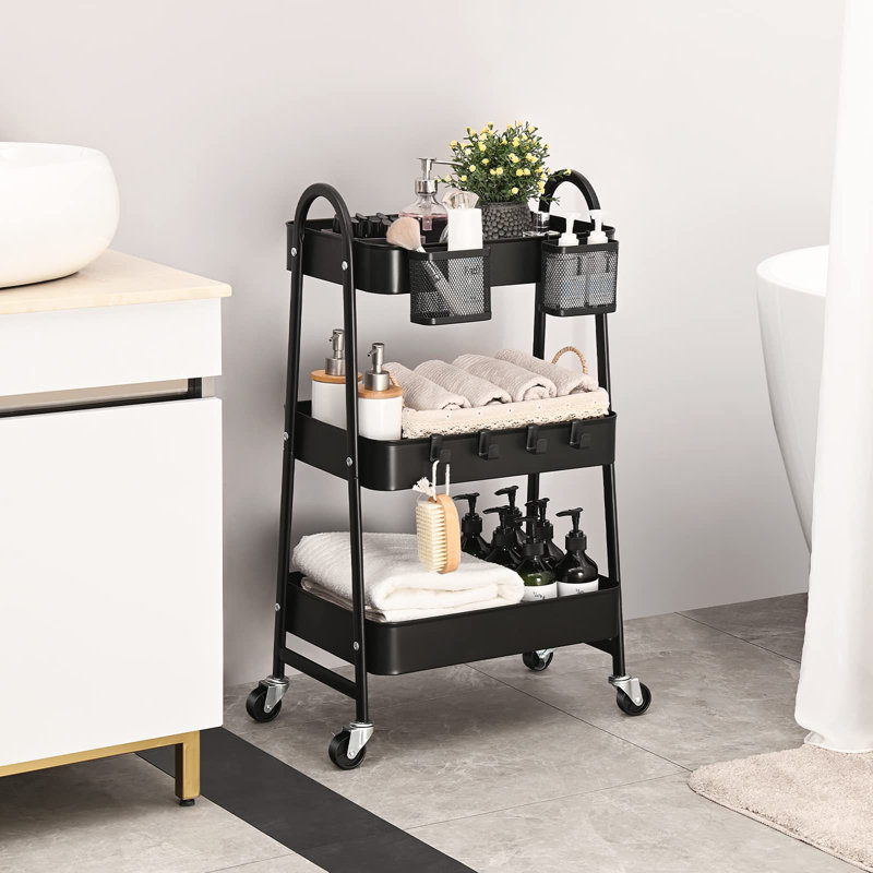 Chariot H 31,26 po x l 17,52 po, Noir