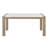 5Pc Rectangular Faux Marble Top Dining Set