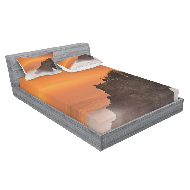 Microfiber Sheet Set, Full Sheet Set with Fitted Sheet