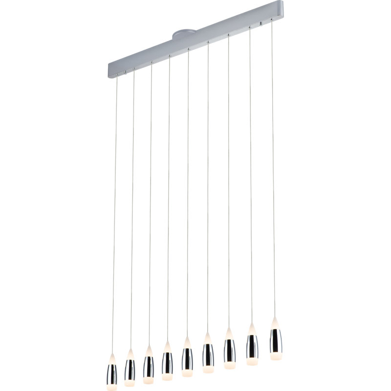 Chandrika 9 - Light Chrome LED Pendant