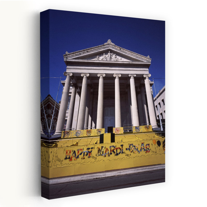 Gallier Hall St. Charles Avenue New Orleans Louisiana USA 1 Piece Wrapped Canvas Wall Art, 152.4 cm H x 101.6 cm W