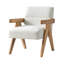 Fauteuil d'appoint moderne Donohoe Mid-Century avec accoudoirs courbés-946745532
