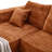 Boneless 118" U-shaped Sectional Couches For Living Room Modern Modular L-shape Cloud Sofa Compression-boneless Deep Seat Couch With Chaise And Ottoman-159972829-159972825