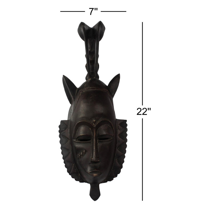 Ivoirian Handmade Solid Wood Wall Decor