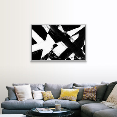 «Black and White Exes» par Inner Circle - reproduction d'art sur toile