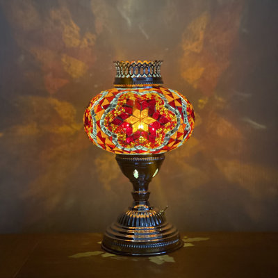 Joseph 36 cm Silver Lava Table Lamp