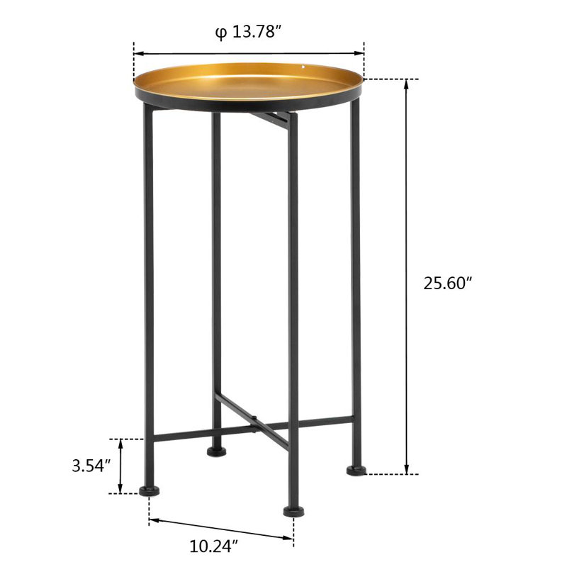 Table de bout avec plateau Caverna