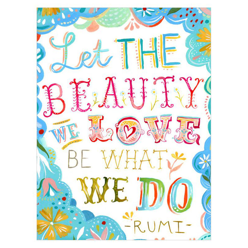 «Beauty We Love», art sur toile
