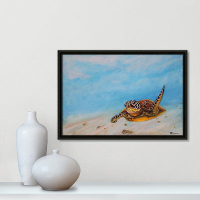 Rashebia Sea Turtle Print by Mike Ragan for