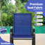 Chaise berçante d'extérieur 2 pièces