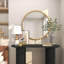 Miroir mural en métal avec détails perlés-1025554957-1025554946