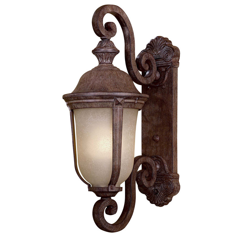 Nicola Aluminum Wall Light, No, Vintage Rust