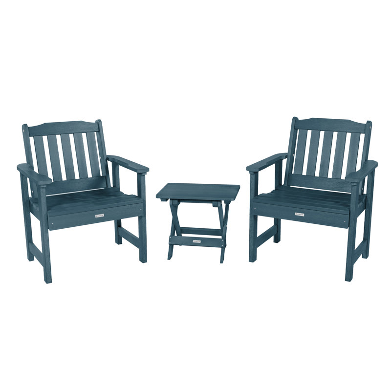 Anette 2 - Person Patio Conversation Set, Nantucket Blue