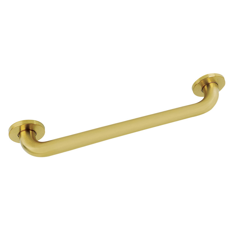 Barre d'appui extensible 1-1 / 4 po Kingston, H 2,88 po x l 18,75 po x P 2,75 po, Laiton brossé