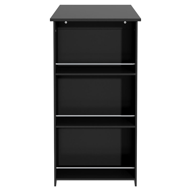 Bar Table With Open Shelves