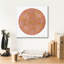 Bungalow Rose «Mustard Mandala» par Yvette St. Amant, art mural sur toile, 12 po x 12 po-614031387