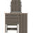 Kelton Dressing Table Set with Mirror-632654208