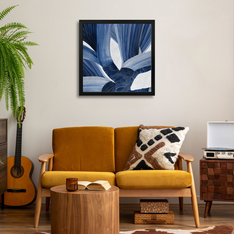 Affiches encadrées Blue Tropical Steam II, H 16 po x l 16 po