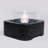 Tabletop Fire Pit With Glass Wind Guard