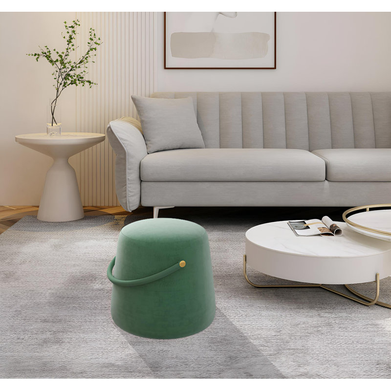 Tabouret d'appoint Firoza, Vert