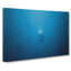Lone Dolphin In Abstract - Wrapped Canvas-55309033