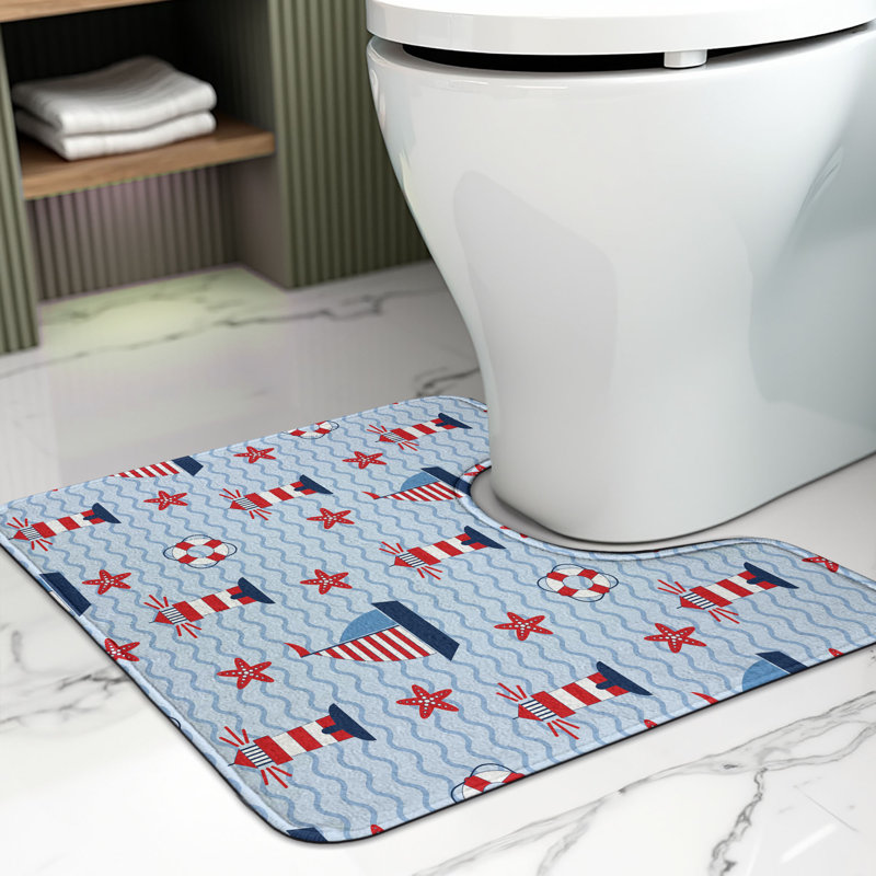  Tapis de salle de bain en L 20 po Langle