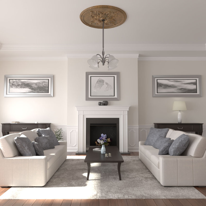 Endurathane Milton Ceiling Medallion, 54 1/4"OD x 2 7/8"P Hand-Painted Rubbed Bronze Finish, Rubbed Bronze
