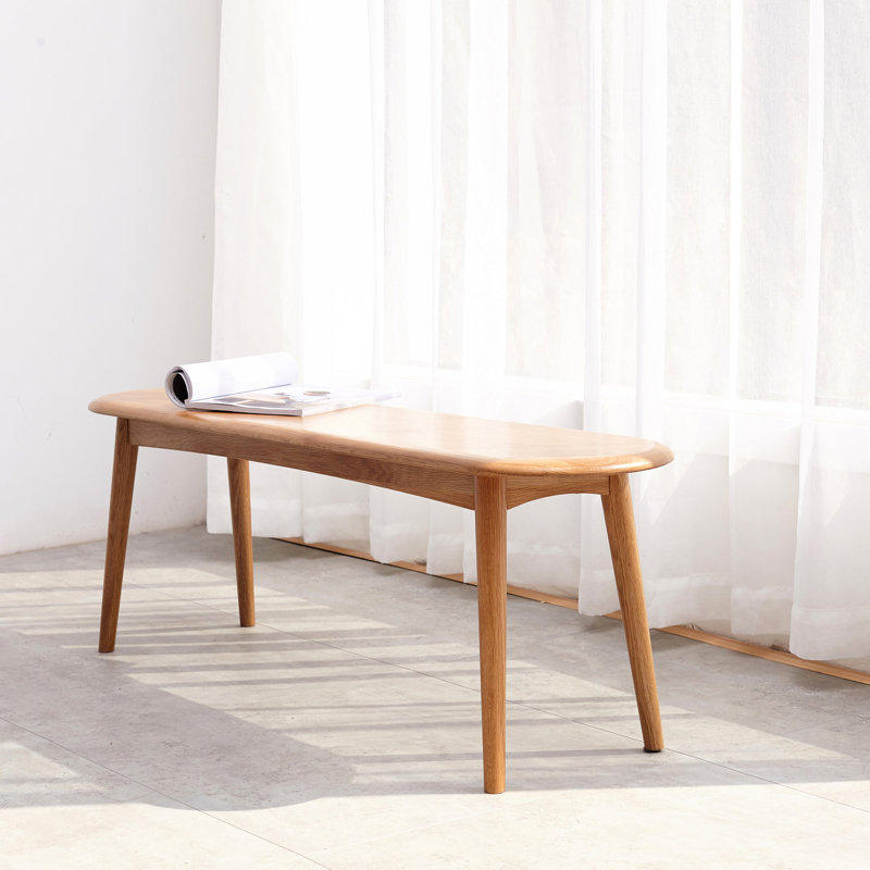 Banc de cuisine en chêne naturel