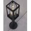 Dark Grey Metal Bollard Light