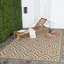 Donnovan Hooked Brown/Bone Indoor/Outdoor Rug-20765351