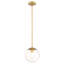 Luminaire suspendu sphère 1 lumière Vazken-953345156