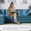 Canapé modulaire luxueux en chenille avec plusieurs conforts pour le salon-1581188071