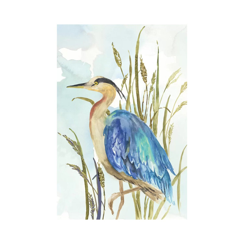 Little Blue Heron by Aimee Wilson - Painting on Canvas, Wrapped Canvas, 101.6cm H x 66.04cm W x 3.81cm D