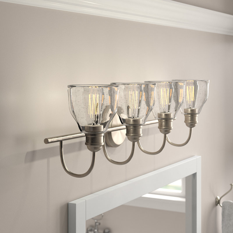 Antioch 4 - Light Dimmable Vanity Light, Brushed Nickel