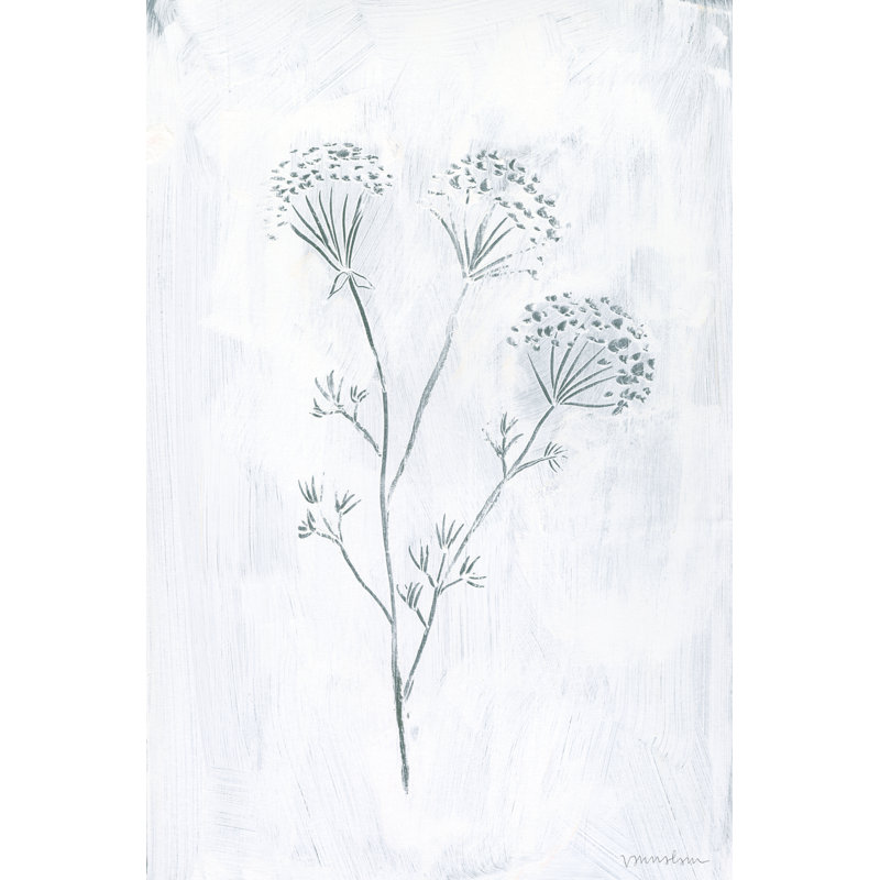 Milkweeds II by Vanna Lam - Drawing, 30cm H x 20cm W, Wrapped Canvas