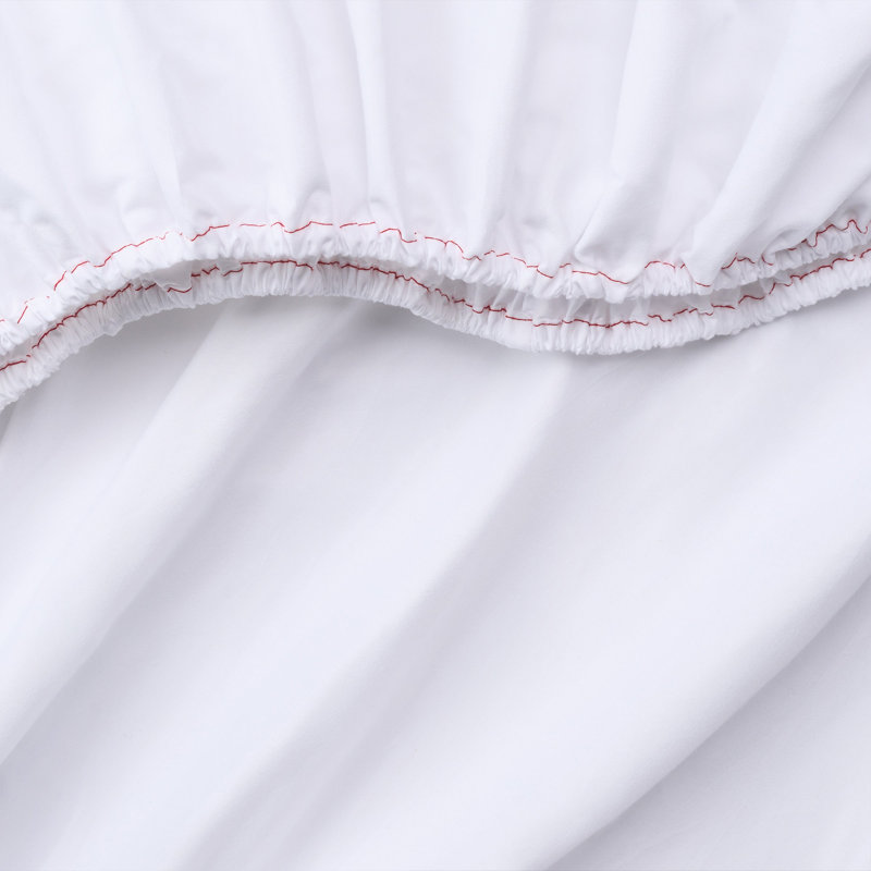 Arkwright Soft Hypoallergenic Cotton Blend T180 Fitted Sheets - Pack of 6, Full/Double Fitted Sheet