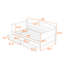 Lit de jour simple avec 2 tiroirs-1600814939
