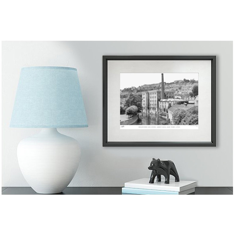Bradford-On-Avon, Abbey Mill And Tory C1955 - Single Picture Frame Print, 60cm H x 80cm W x 2.3cm D