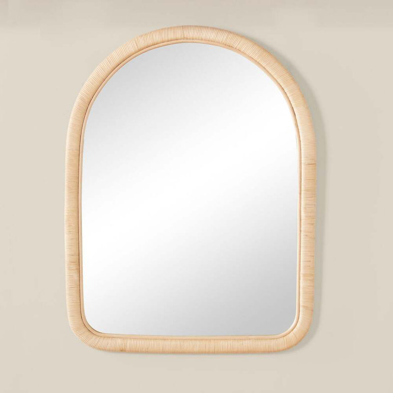 Paloma Flat Rattan Wall Mirror