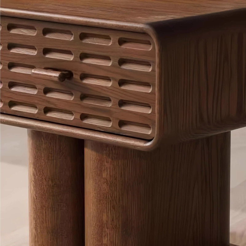 Reyna Walnut Nightstand 