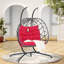 Chaise suspendue en rotin pour 2 personnes-1867021944