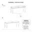 Table de canapé Glam Contemporary 1pc-1038257556