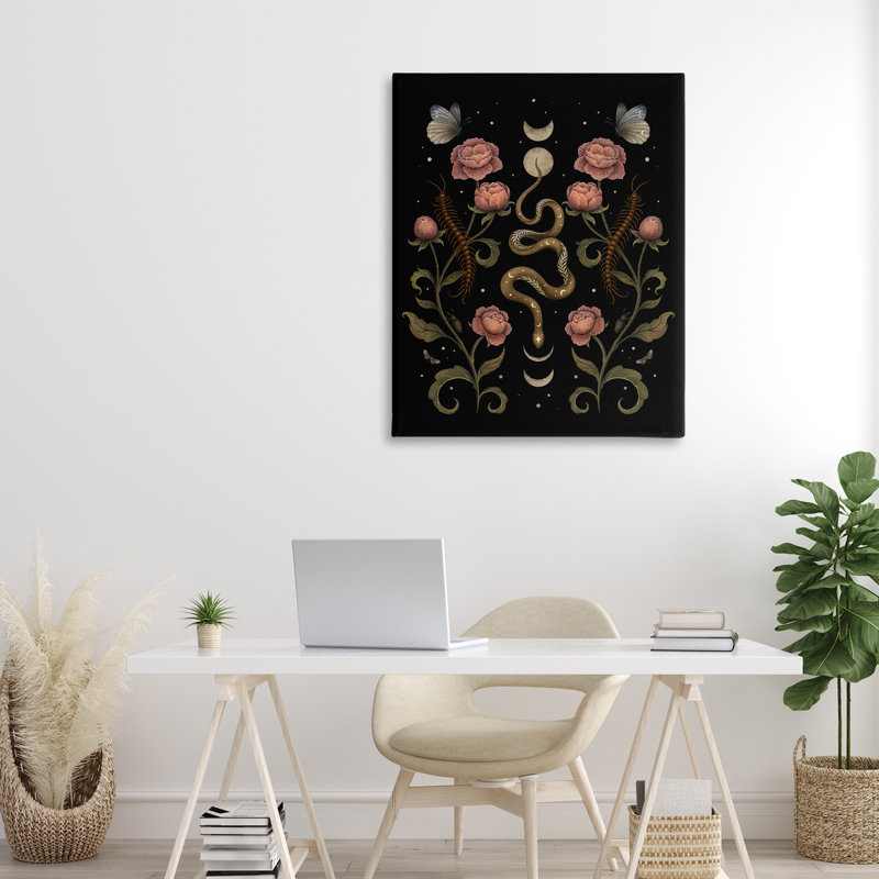 «Serpentine Garden Symmetry», conception par Episodic Dessins, H 40 po x l 30 po